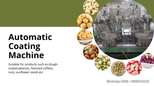 नवीनतम कंपनी समाचार के बारे में स्वचालित कोटिंग मशीनें: खाद्य प्रसंस्करण के लिए मुख्य उपकरण