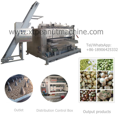 अच्छी कीमत 304 Stainless Steel Nuts Roaster Machine with 50kg/h Capacity and 220V/380V Voltage for Even Heating ऑनलाइन
