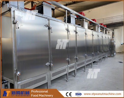 अच्छी कीमत गैस इलेक्ट्रिक नट रोस्टर मशीन SUS304 अखरोट औद्योगिक मूंगफली बरस रही ओवन आईएसओ ऑनलाइन