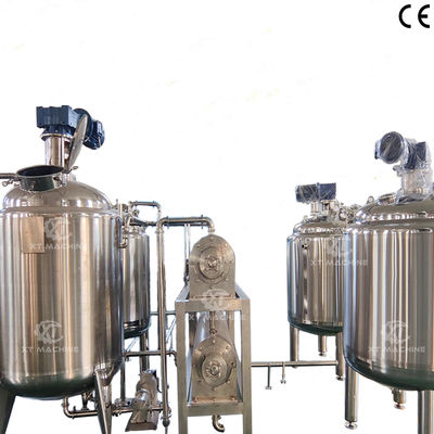 अच्छी कीमत Industrial Emulsifying Mixing tank Peanut Butter Blending/De-gassing Tank ऑनलाइन