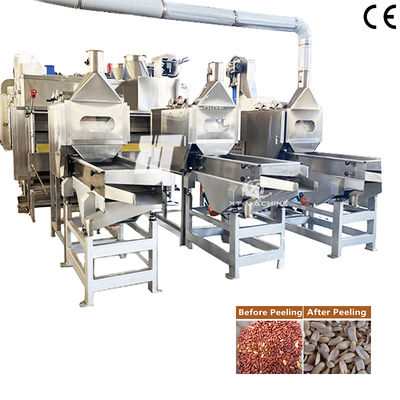 अच्छी कीमत Peanut Slitting and Blanching Machine with SUS304 Construction for Efficient Peanut Processing ऑनलाइन