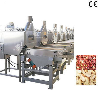 अच्छी कीमत Stainless Steel 304 Peanut Slitting and Blanching Machine for Blanched Peanut Output in Food Application ऑनलाइन