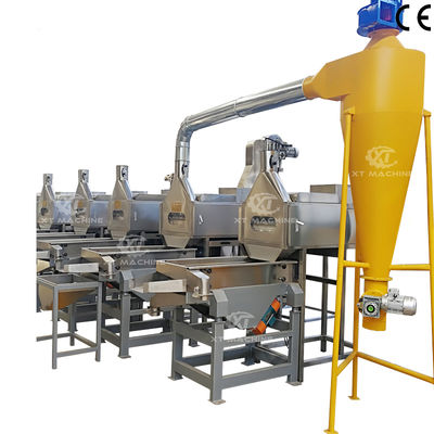 अच्छी कीमत 500-1000kg/h Peanut Cutting and Blanching Machine Split Nut Blanching Machine With CE Certification ऑनलाइन