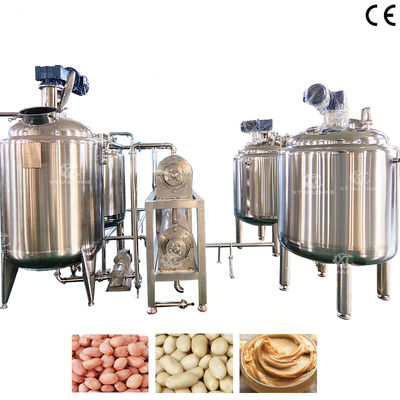 अच्छी कीमत Industrial Emulsifying Mixing tank Peanut Butter Blending/De-gassing Tank ऑनलाइन