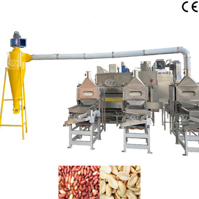 अच्छी कीमत 1000kg/h SUS304 Industrial Grade Split Peanut Blanching Machine ऑनलाइन