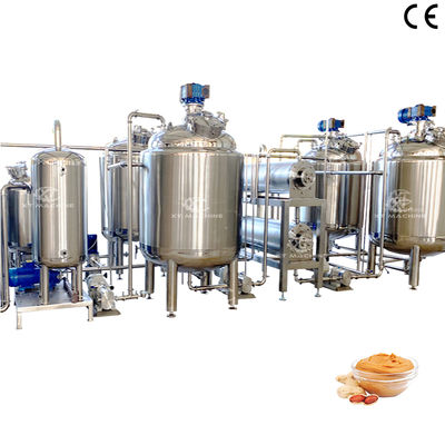 अच्छी कीमत Peanut Butter Blending Tank High Quality Heating and Insulation Mixing Tank Industrial Emulsifying Mixing tank ऑनलाइन