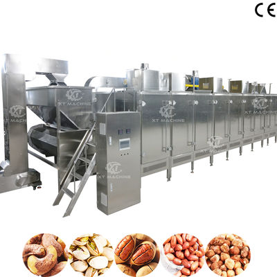 अच्छी कीमत Continuous Nuts Roasting Machine With Adjustable Temperature Peanut Baking Machine ऑनलाइन