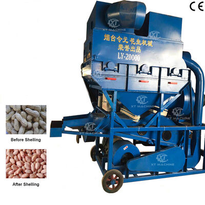 अच्छी कीमत High Shell Rate High Efficiency Groundnut Shelling Machine Peanut Processing Machine Gas / Electric Powered ऑनलाइन