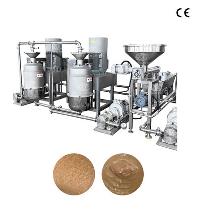 अच्छी कीमत नट बटर के लिए औद्योगिक SUS304 स्टेनलेस स्टील कटिंग और मिलिंग मशीन, 200-300 मेश की महीनता और 1000-1500Kg/h क्षमता के साथ ऑनलाइन