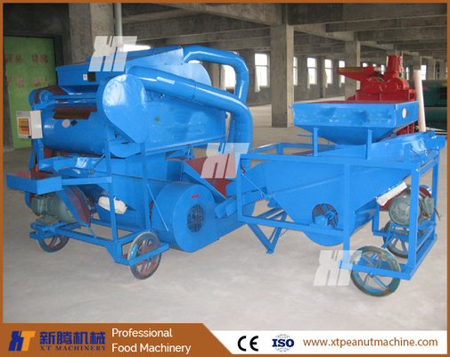 उच्च दक्षता मूंगफली Dehuller 7.7kw मूंगफली छीलने मशीन मूंगफली गोलाबारी उपकरण