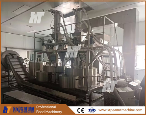 अच्छी कीमत ZDGY मूंगफली बर्गर कोटिंग मशीन 300kg/h क्षमता गैस हीटिंग पीएलसी नियंत्रण प्रणाली ऑनलाइन