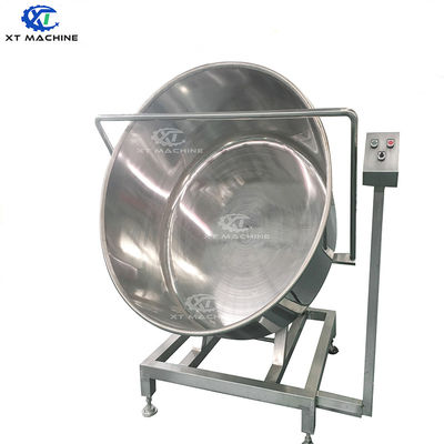 चॉकलेट मूंगफली नट स्नैक्स के लिए बड़े कैलिबर बैच कोटिंग मशीन