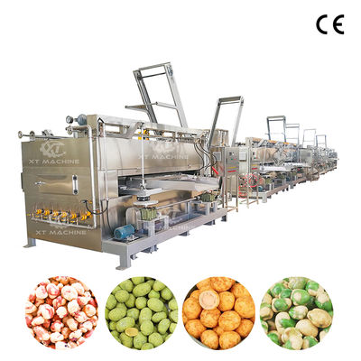 अच्छी कीमत 304 स्टेनलेस स्टील लेपित नट स्विंग रोस्टर 50-100kg/h क्षमता वाले फ्लैट ओवन औद्योगिक नट प्रसंस्करण के लिए ऑनलाइन