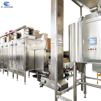 1000-1200 किलोग्राम/घंटा कारखाने के उपयोग के लिए उपयुक्त ब्लैंचेड मूंगफली उत्पादन लाइन