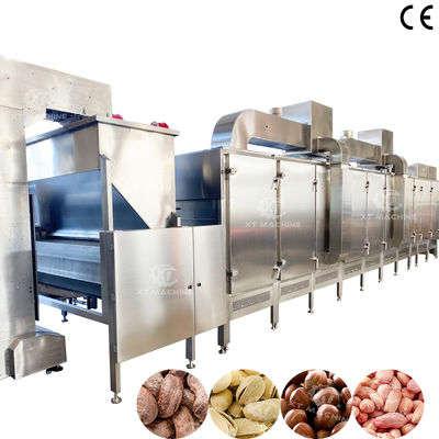 अच्छी कीमत 304 Food Grade Nut Roasting Machine Peanut Roasting Machine Suitable for Factory Use ऑनलाइन