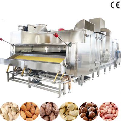 अच्छी कीमत Customizable 300kg/h-1000kg/h Continuous Belt Type Roasting Machine with Natural Gas or LPG Heating ऑनलाइन