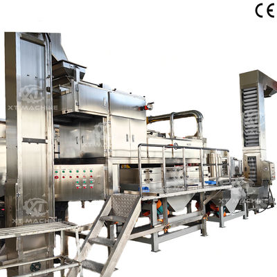 500 किलोग्राम/घंटा स्वचालित ग्रेडिंग मूंगफली कुचल मूंगफली काटने की मशीन अखरोट कुचल