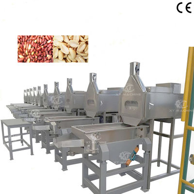 Factory Direct Sales Fully Automatic Peanut Slitting and Blanching Machine Air Peeling Machine