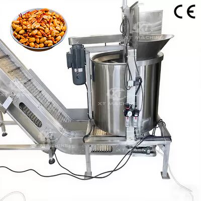 अच्छी कीमत 304 स्टेनलेस स्टील मूंगफली फ्राइंग मशीन, इंटेलिजेंट तापमान नियंत्रण और 300kg/घंटा क्षमता के साथ ऑनलाइन