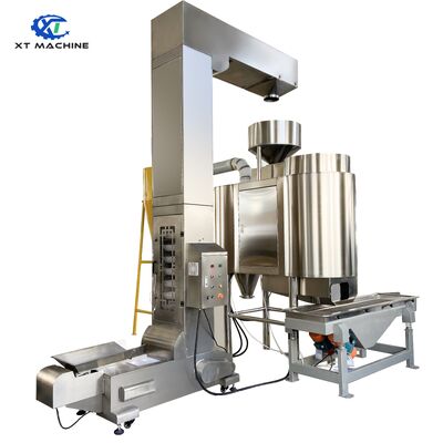 अच्छी कीमत विद्युत चुम्बकीय फीडर और नट हैंडलिंग के लिए 0.75kw पावर के साथ 304SUS Z- प्रकार का बाल्टी लिफ्ट ऑनलाइन