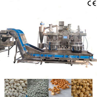 फैक्ट्री डायरेक्ट सेल्स 500kg/h-1000kg/h ऑटोमैटिक नट कोटिंग मशीन कवर्ड मूंगफली बनाने की मशीन