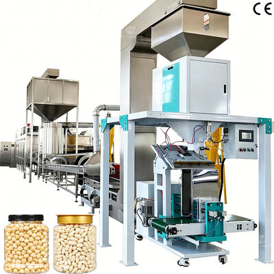 अनुकूलन योग्य 500kg/h-1000kg/h मूंगफली रोस्टिंग और ब्लांचिंग उत्पादन लाइन अखरोट प्रसंस्करण संयंत्रों के लिए पिस्ता छीलने की मशीन